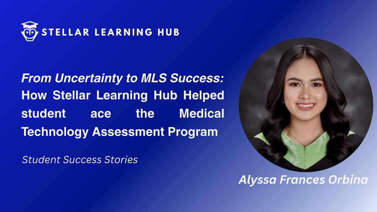 Alyssa Orbina sharing her Stellar learning experience