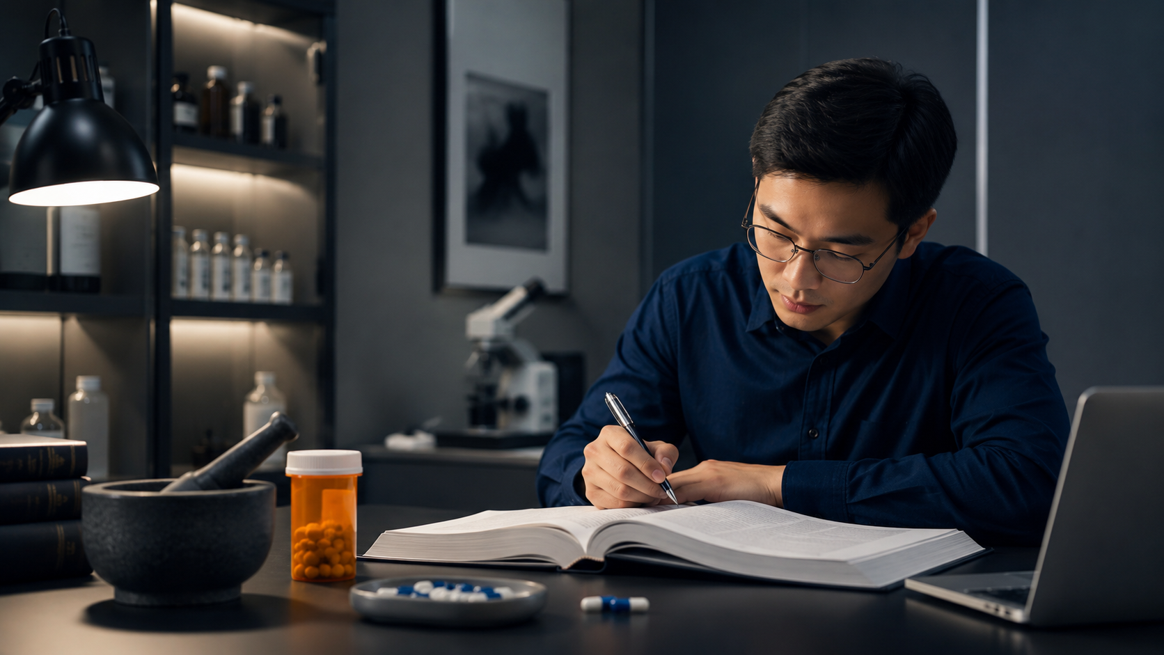 Pharmacy professional studying for board examinations
